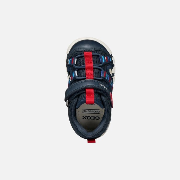 Tmavě modré chlapecké sandály pro první krůčky Geox Sandal Iupidoo