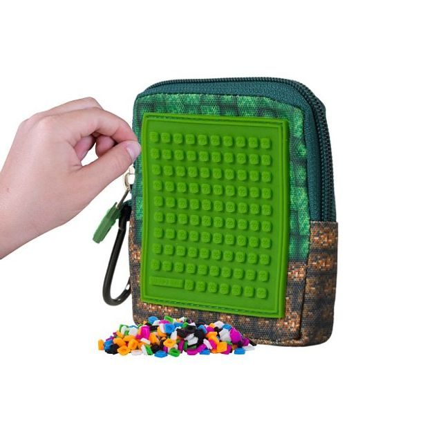 PIXIE CREW PIXIE CREW Kapsa čtverec,zelená, Mine&amp;Craft 50 pixelů