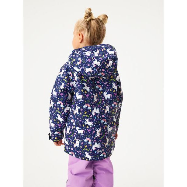 Unuo Dětská zimní bunda Polar, Jednorožci