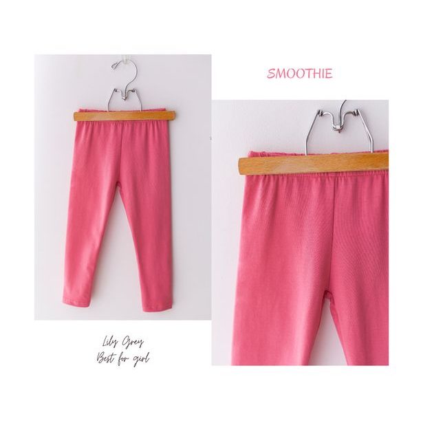 Legíny Lily Grey jednobarevné - smothie