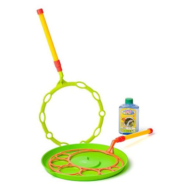 Plastica Bublifuky - Sada Velké bubliny - 2 nástavce + náplň 300ml