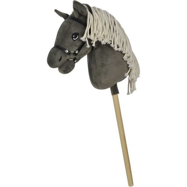STEPPOS Premium Hobby horse Scarlet šedá 70cm