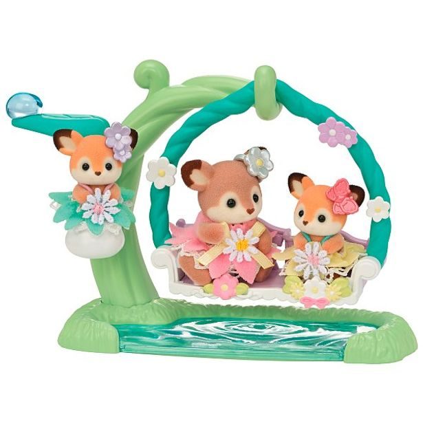 Sylvanian family Jelínci na květinové houpačce