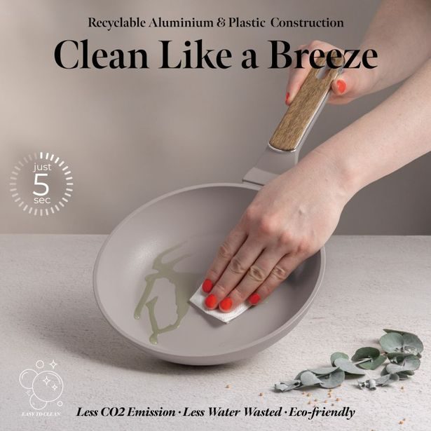 BERLINGERHAUS Sada pánví s titanovým povrchem 3 ks Taupe Nordic Collection BH-8341