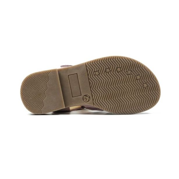 Dívčí kožené sandály Richter - starorůžové