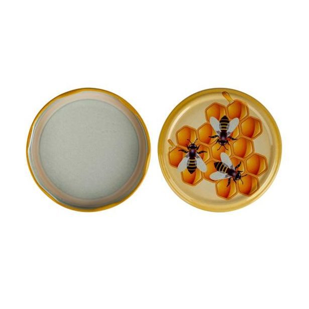 TORO VÍČKO TWIST 82 NA ŠROUB.SKL.(10KS)-DEKOR VČELKA_hamashop