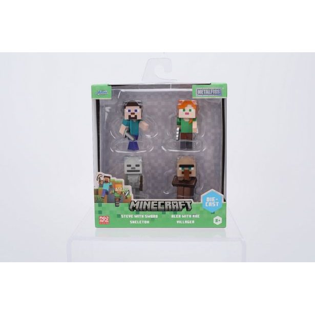 Minecraft Figurky 2,5", sada 4 ks