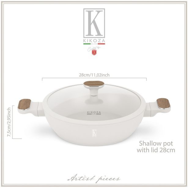 BERLINGERHAUS Pánev hluboká s titanovým povrchem 28 cm Sahara Nordic Collection KI-1032