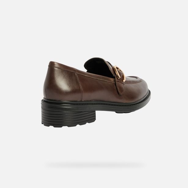 Hnědé dámské mokasíny Geox Walk Pleasure