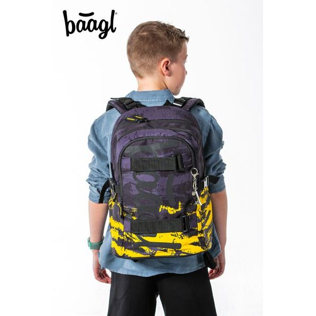 BAAGL 3 SET Skate Dune: batoh, penál, sáček