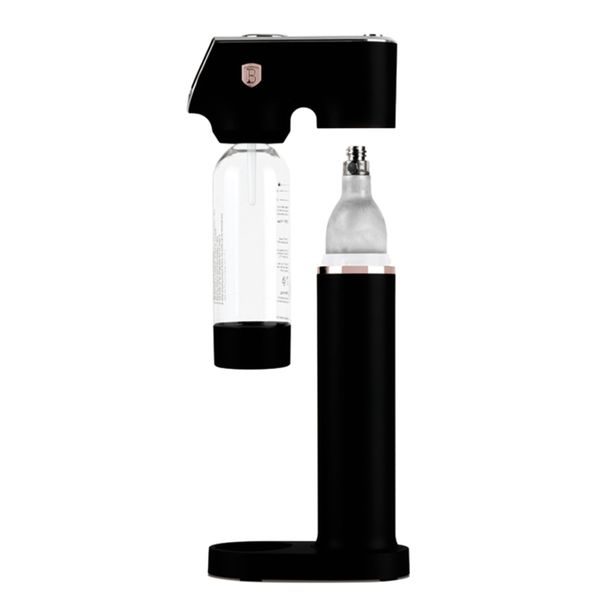 BERLINGERHAUS Výrobník sody SODABAR + 2 lahve Black Rose Collection BH-8554