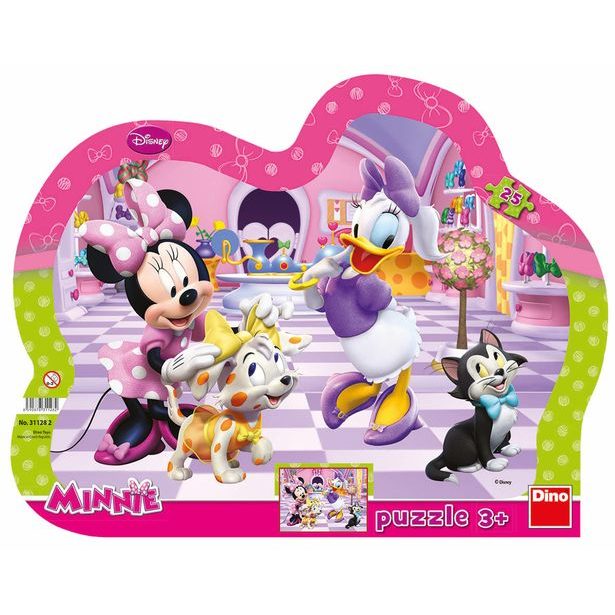 Puzzle Minnie a miláčikovia 25 dielikov