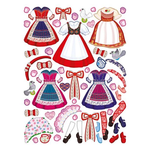 Šaty pro NATÁLKU ─ Kniha samolepek