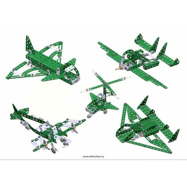 Merkur Helikopter Set, 515 dílů, 40 modelů