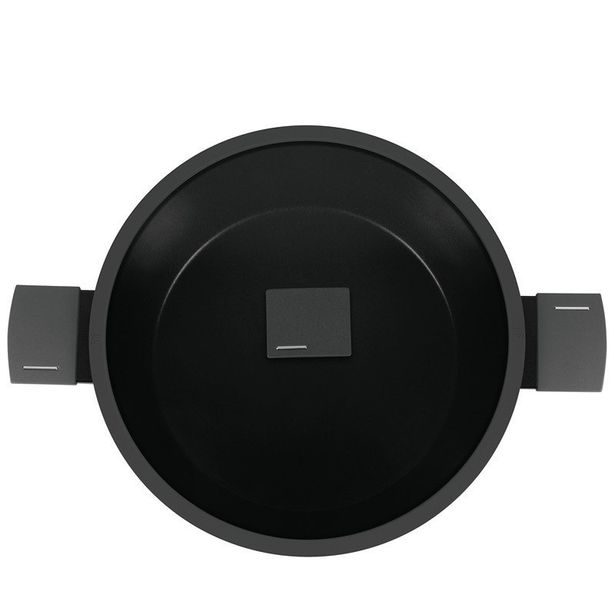 BERLINGERHAUS Kastrol s titanovým povrchem a poklicí 30 cm Antracit Collection BH-8133