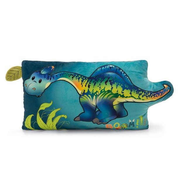 NICI NICI polštář Dino Snackilus 43x25cm, GREEN