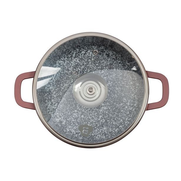 BLAUMANN Kastrol s poklicí s keramickým povrchem 20 cm Cera Stone BL-4077