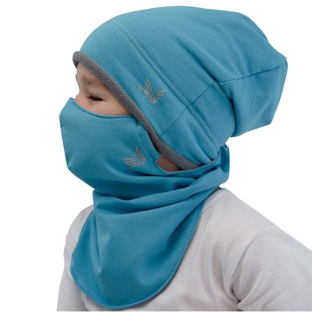 ESITO Zimní čepice spadená Tyrkysová