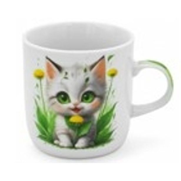 hrnek 230ml KOČKA, BL-1002, porcelán