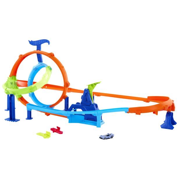 Hot Wheels STUNT TRACKS RAPID LAUNCH CYCLONE
