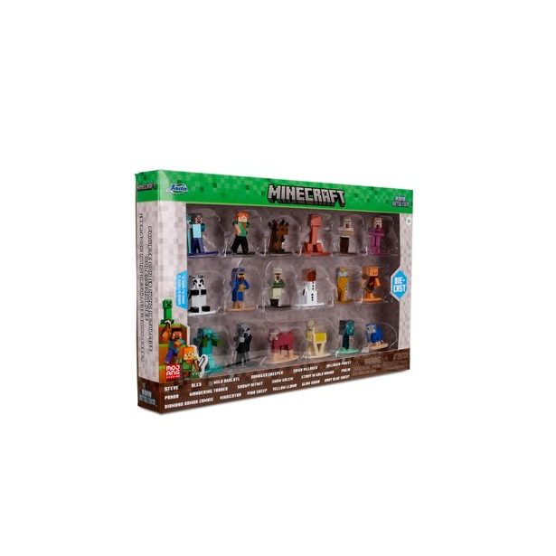 Minecraft Kovové sběratelské nanofigurky 18 ks, Wave 13
