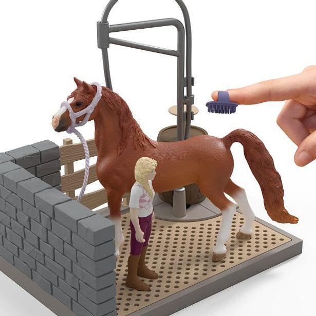 SCHLEICH Sofiin mycí box pro koně