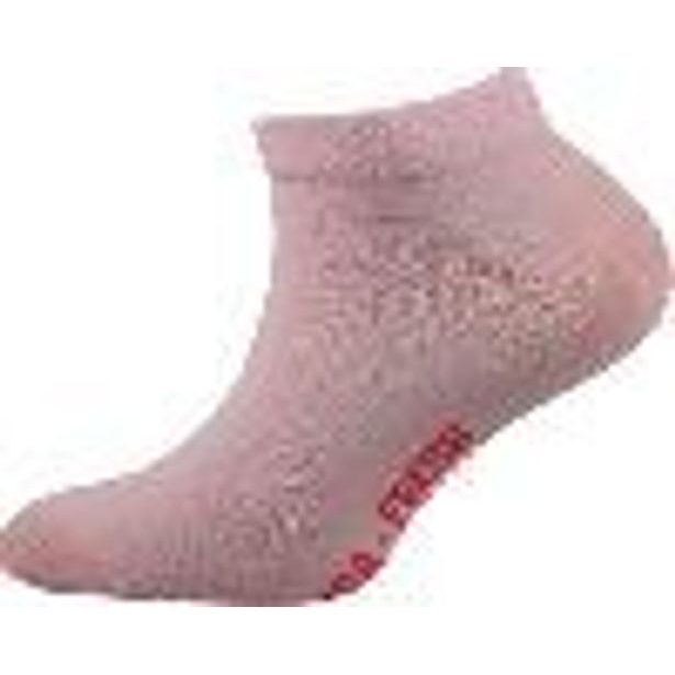 Kotníkové ponožky vel. 17-19, Barva: červená