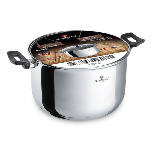 BLAUMANN Kastrol nerezový s poklicí 26 cm Gourmet Line BL-3857