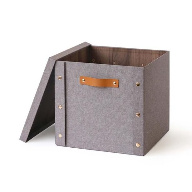 TORO KRABICE ULOŽNÍ S VÍKEM 30*30*28CM PAPÍR+LEPENKA