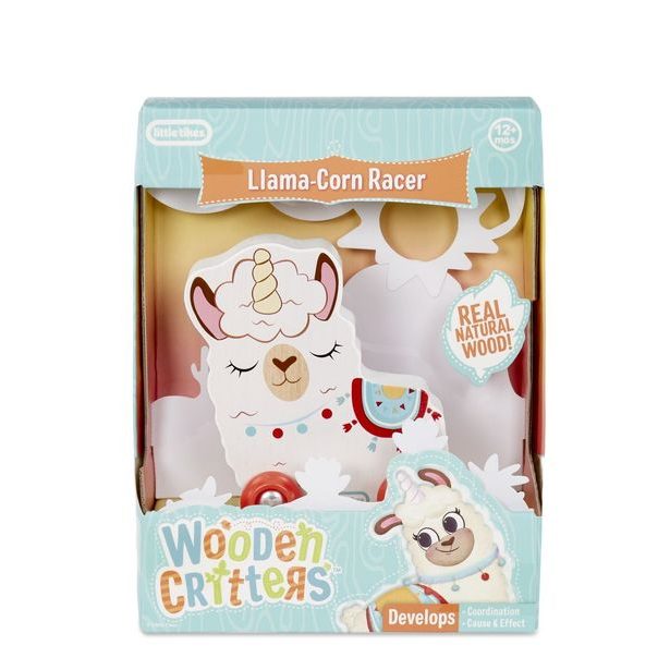 Little Tikes Wooden Critters Dřevěný závodník, 3 druhy