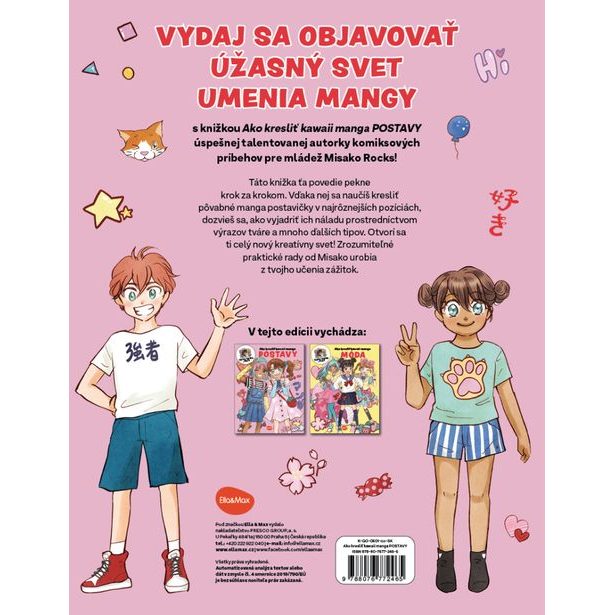 Ako kresliť KAWAII MANGA: POSTAVY – Krok za krokom s MISAKO