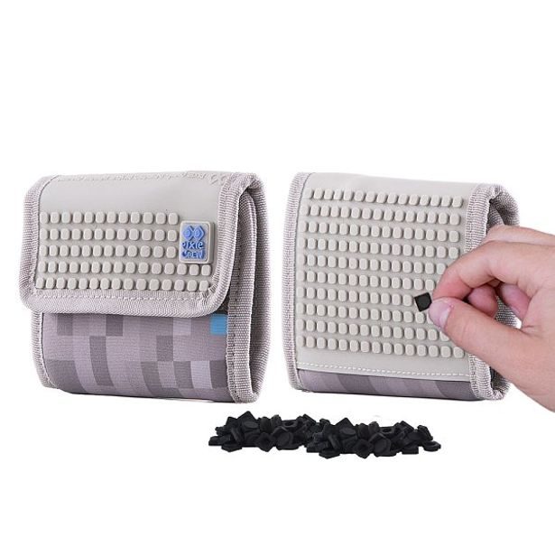 PIXIE CREW PIXIE CREW peněženka šedo modrá