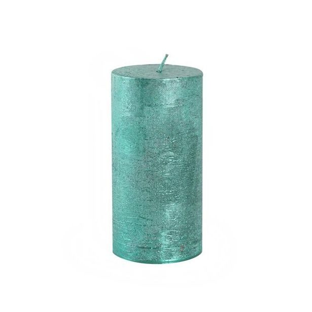 Provence SVÍČKA VÁLEC 6X12CM, ZELENÁ_hamashop