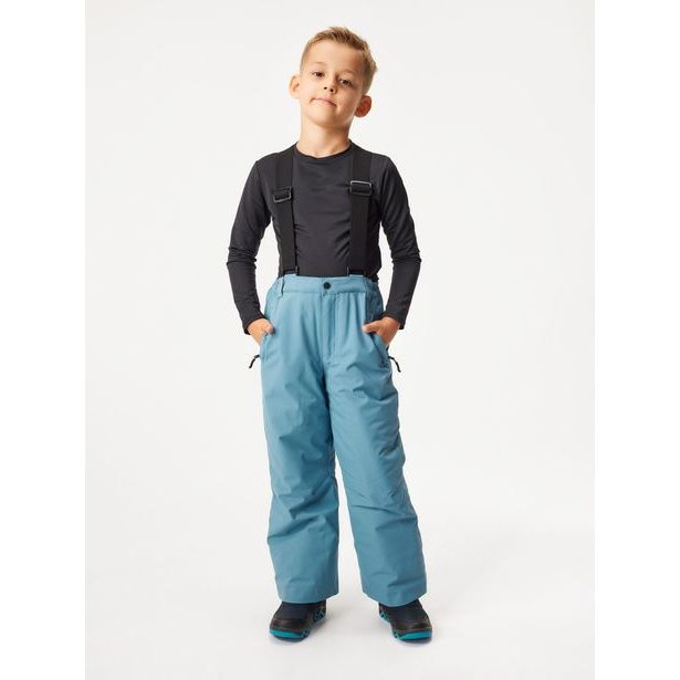 Unuo Dětské zimní rostoucí oteplovačky Ski, Modrá