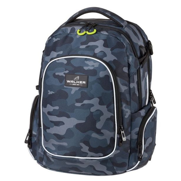 Studentský batoh CAMPUS EVO Grey Camouflage