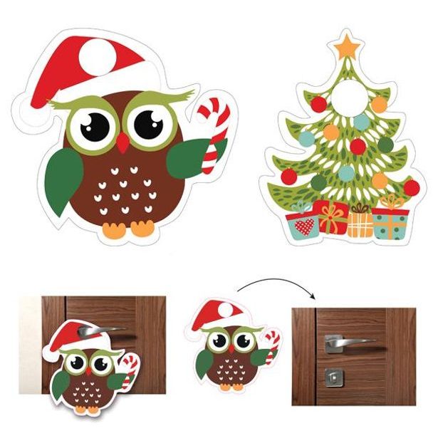 TORO ZÁVĚS NA KLIKU "SOVA" 2KS, 23 CM, PAPÍR_hamashop