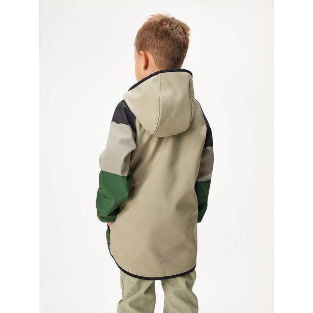 Dětská softshellová bunda s fleecem Basic, Černá, Sopka