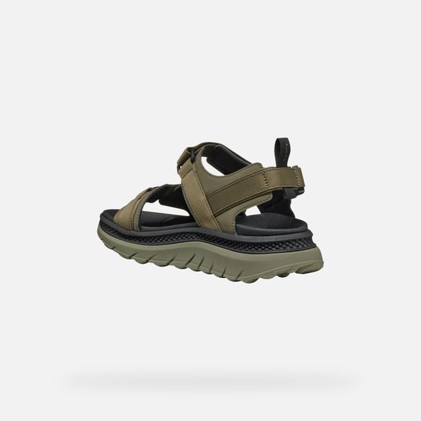 Khaki pánské sandály Geox Spherica Actif X S