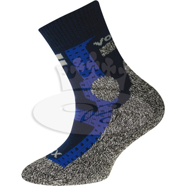 Klasické dětské ponožky Traction Voxx - tm.modrá; Velikost ponožek v cm: 23-25