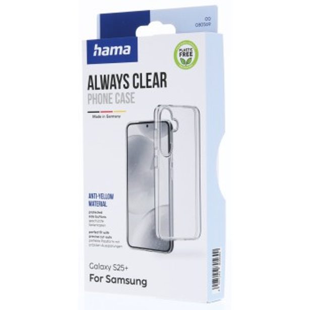 Hama Always Clear, kryt pro Samsung Galaxy S25+, vždy průhledný, nežloutne