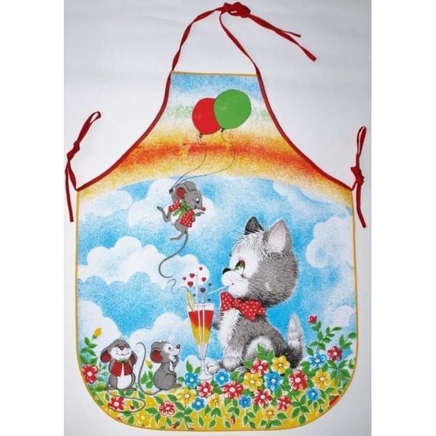 zástěra KOCOUREK J515 dětská 73x60cm