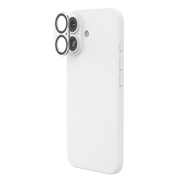 Hama Cam Protect, ochranné sklo fotoaparátu pro Apple iPhone 16/16 Plus, průhledné