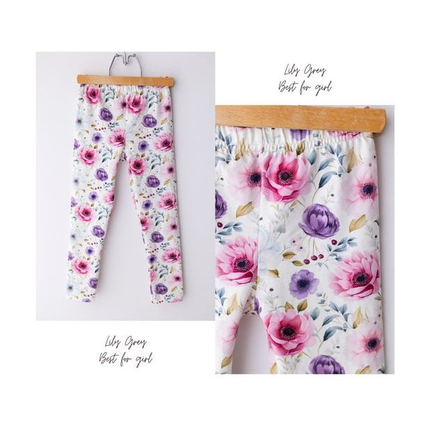 Legíny Lily Grey - květiny