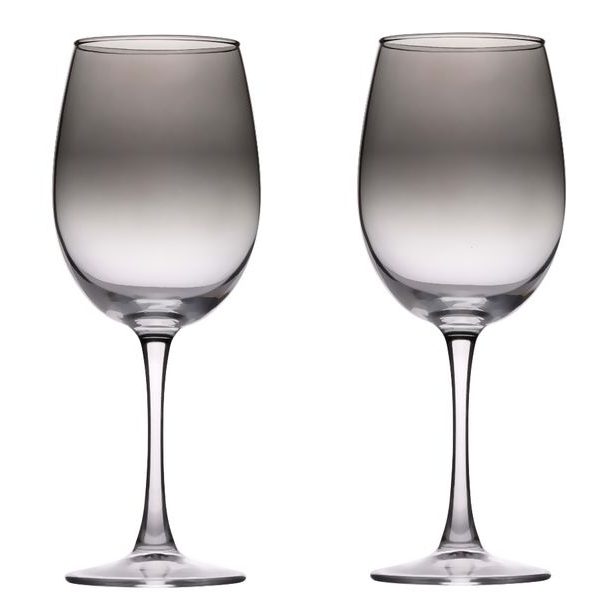 ALPINA Sklenice na víno sada 4 ks 465 ml kouřová ED-224043