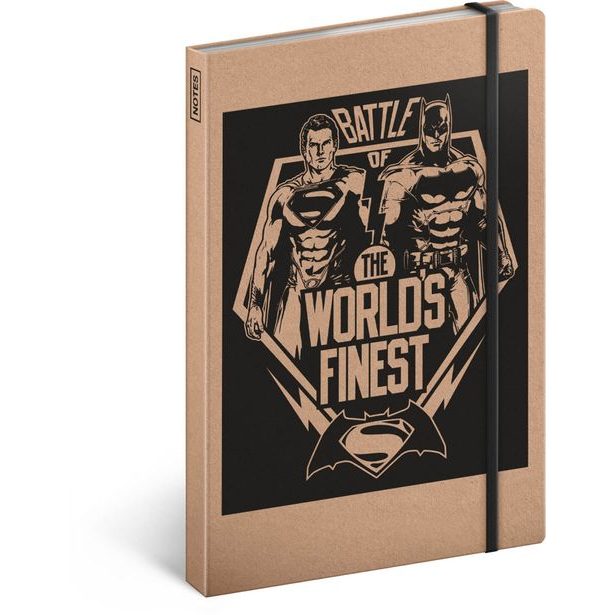 Notes Batman vs. Superman – Battle, linkovaný, 13 × 21 cm Baagl