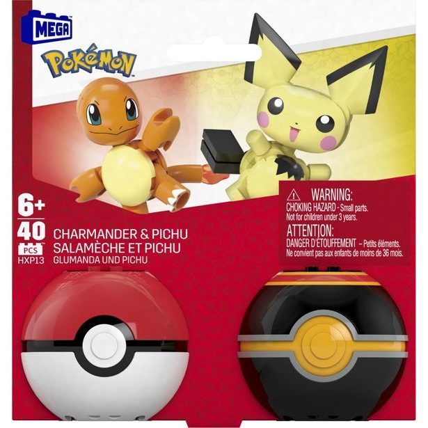 MEGA POKÉMON POKÉBALL - CHARMANDER A PICHU