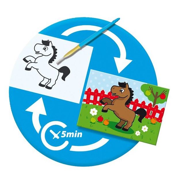 Moje první malování štětcem a vodou