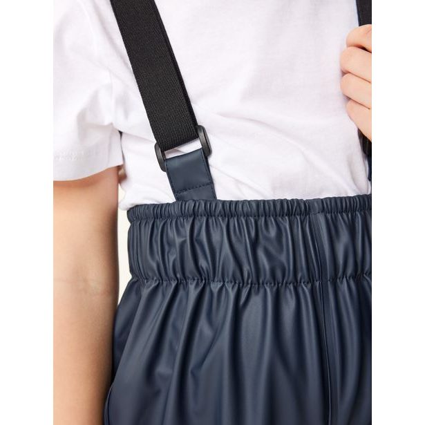 Unuo Dětské nepromokavé kalhoty bez zateplení, Tm. Modročerná