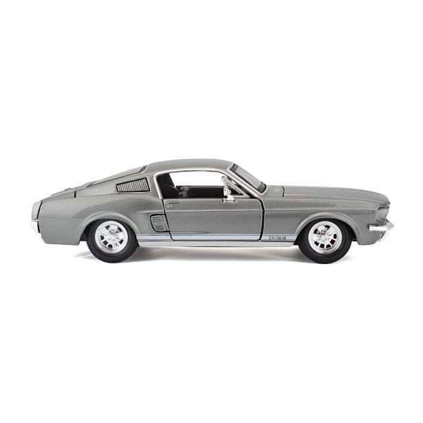 Maisto Maisto - 1967 Ford Mustang GT, metal šedá, 1:24