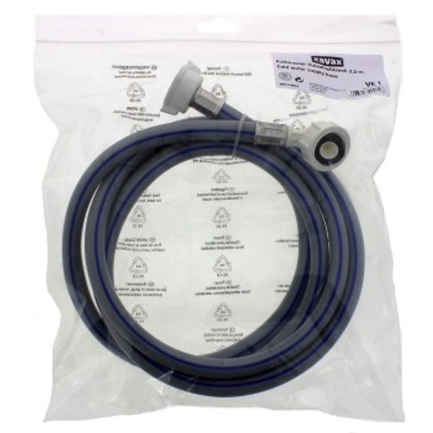 Xavax přívodní hadice na studenou vodu pro pračky a myčky, 2,5 m